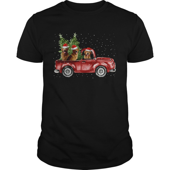 Other - Golden Retriever Christmas Car Shirt